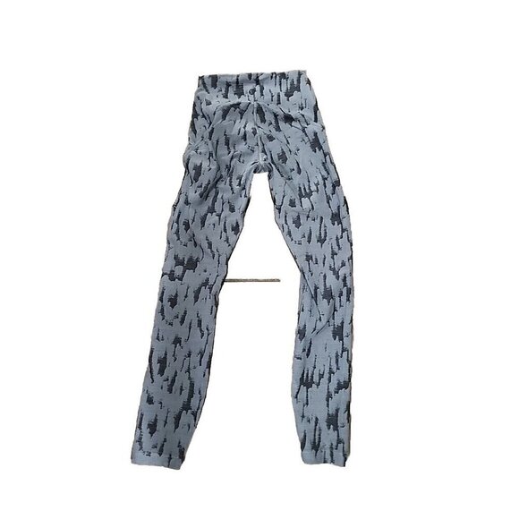 Lululemon Leggings Cropped Instill Hi-Rise Gray Black Jacquard W5elws Women's 0 - Picture 3 of 6